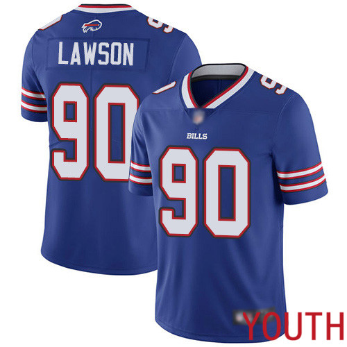 Youth Buffalo Bills #90 Shaq Lawson Royal Blue Team Color Vapor Untouchable Limited Player NFL Jersey